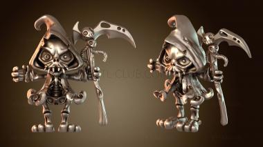 3D model Grim Reaper Articulated scythe (STL)