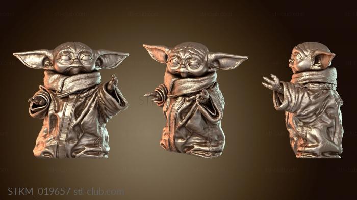 Статуэтки герои, монстры и демоны Grogu Gentle