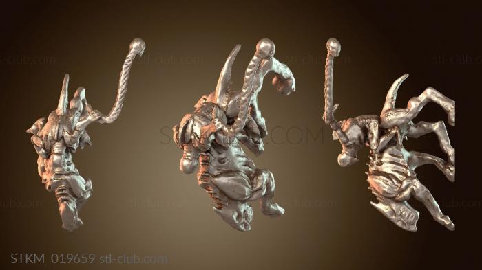 Статуэтки герои, монстры и демоны Grok Riders Mounted