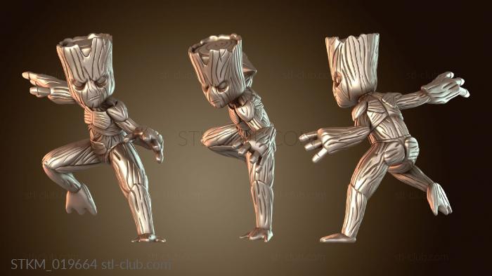 Статуэтки герои, монстры и демоны Groot And Rocket Brave