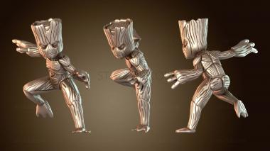 3D model Groot And Rocket Brave (STL)