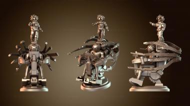 3D мадэль Пилотское кресло Gundam Witch (STL)