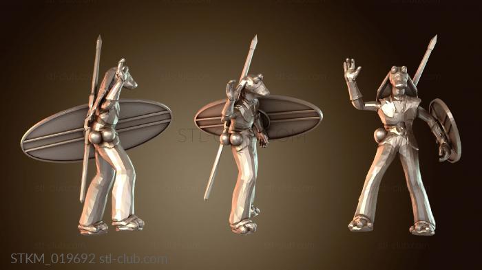 Статуэтки герои, монстры и демоны Gungans militia leader