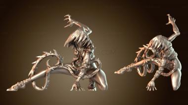 3D model Gwen Venom Gwenom Landing Spiderman Gwenum (STL)