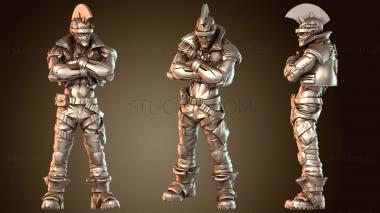 3D модель ЧЛЕН БАНДЫ HELSTORM ГЕККО ДЖО (STL)