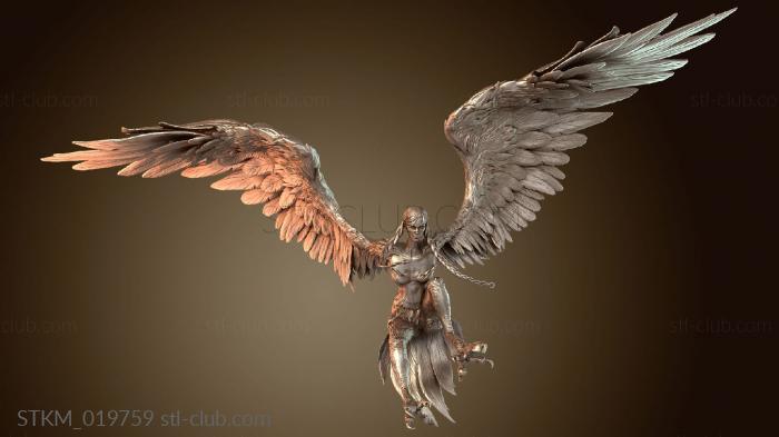 Статуэтки герои, монстры и демоны Harpy Attack  Armor