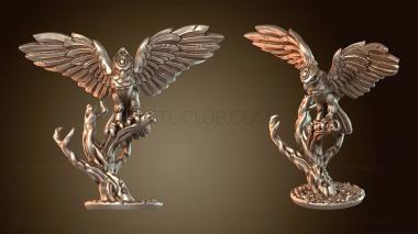 3D model Hawk rider hero Gallant (STL)