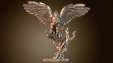 3D мадэль Волшебница-наездница ястреба (STL)