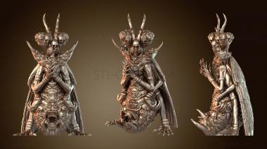 3D model HELL Beelzebub Closed Wings (STL)