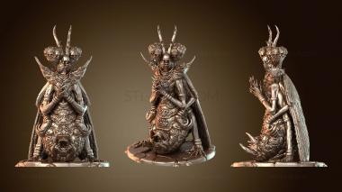 3D model HELL Beelzebub Closed Wings Enraged (STL)