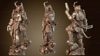 3D model Hellboy Yokai med (STL)