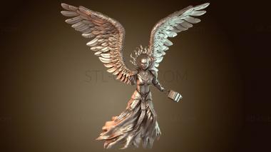 3D model Hells Angel Zariel Attacking Huge hammer (STL)