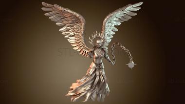 3D model Hells Angel Zariel Attacking Huge whip (STL)