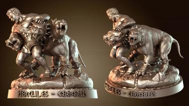 3D model Hercules and Cerberus (STL)