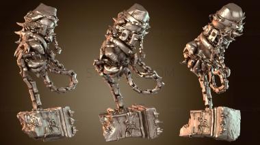 3D модель Цепь стада бегемотов (STL)