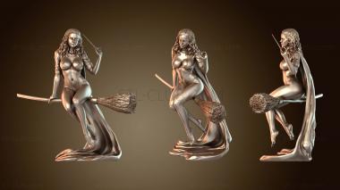 3D model Hermione Adult on the Broomstick (STL)