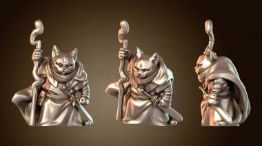 3D модель Кот-отшельник Альво (STL)