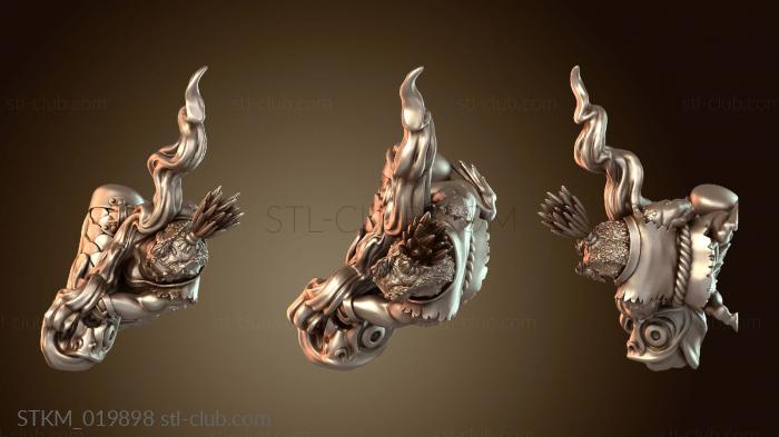 Статуэтки герои, монстры и демоны Hikihiru Artillery With Smoke