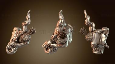 3D model Hikihiru Artillery With Smoke (STL)