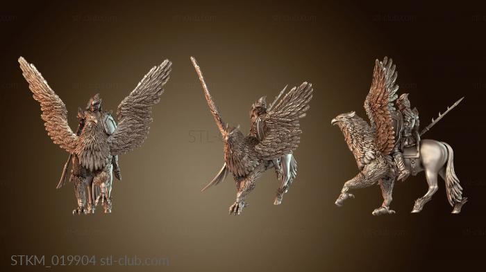 Статуэтки герои, монстры и демоны Hippogriff Riders Daring