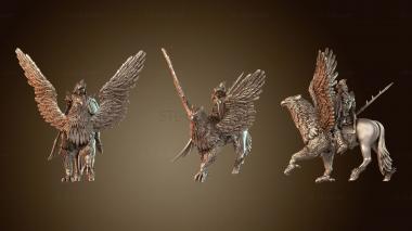 3D model Hippogriff Riders Daring (STL)