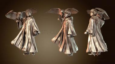 3D model Hogwart Harry Potter With Cape (STL)