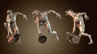 3D model Hogwart Werewolf Lupin (STL)