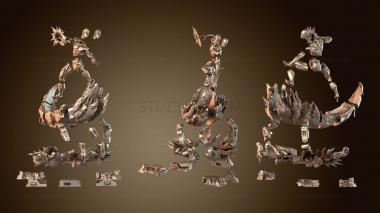 3D model Homem Gelo Ice Man Statue (STL)