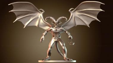 3D модель Рогатый дьявол-дикарь (STL)