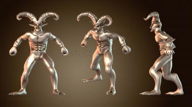 3D модель Рогатый Дьявол (STL)