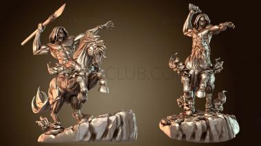 3D model Horseman Luca Floor (STL)