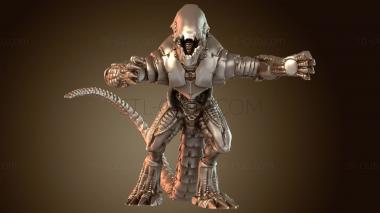 3D model Hound Tindalos Attacking (STL)