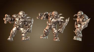 3D model Human and Orc flesh golem ps (STL)