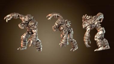 3D model Human and Orc ghoul Possessed (STL)