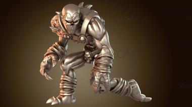 3D model Human and Orc ghoul Phantom (STL)