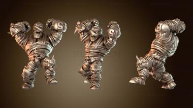 3D модель Мумия человека и орка (STL)