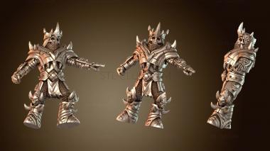 3D model Human and Orc wight ps (STL)