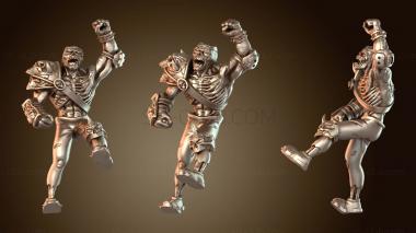 3D model Human and Orc zombie ps (STL)