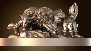 3D модель Человеко-пауки-монстры mon ec (STL)