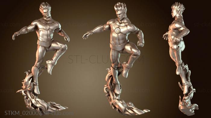 Статуэтки герои, монстры и демоны Human Torch