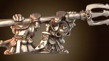 3D модель Охотники и сквиги Кев Адамс Хантер Сэвидж (STL)