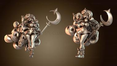 3D model Ikary the Icy Wizard Witch Radiant (STL)