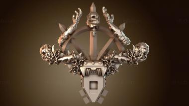 3D model Immaterium Veteran Back Bit (STL)