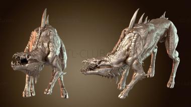 3D model Infernum Dog Couple Unarmored (STL)