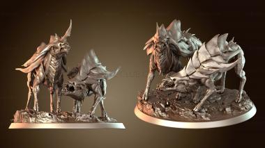 3D model Infernum Dog Couple Armored (STL)