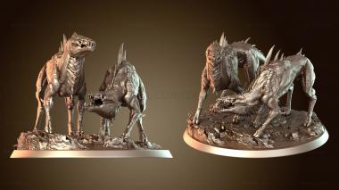 3D model Infernum Dog Couple Rugged (STL)
