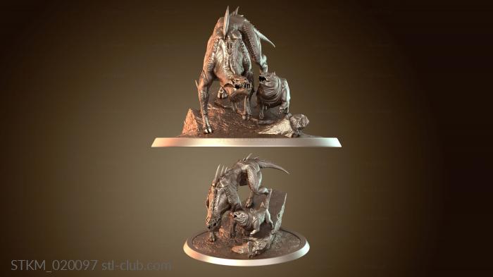 Статуэтки герои, монстры и демоны Infernum Dog Mother Bare