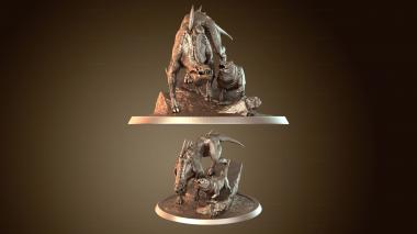 3D model Infernum Dog Mother Bare (STL)