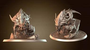 3D model Infernum Dog Mother Plate (STL)