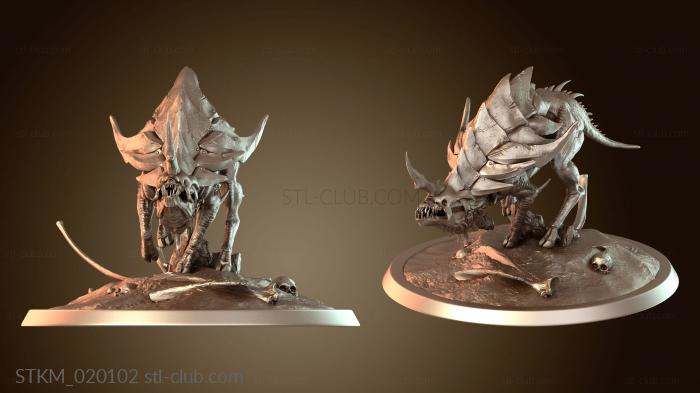 Статуэтки герои, монстры и демоны Infernum Dog Run Plate